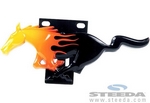 Kirban Mustang Flaming Pony Emblem - 94-04